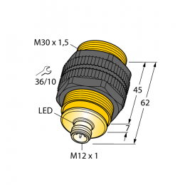 Індуктивний датчик NI20U-S30-VP6X-H1141, Turck