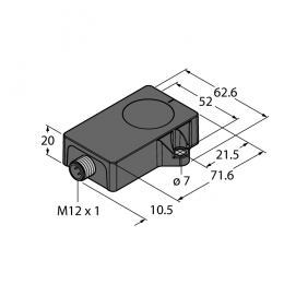 Індуктивний датчик BI20C-QR20-VP6X2-H1141, Turck