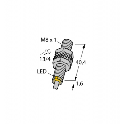 Індуктивний датчик BI2-EG08-AG6X, Turck