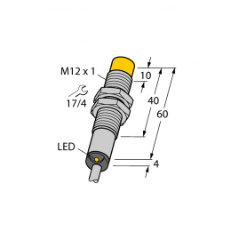 Індуктивний датчик NI4-M12-RDZ31X, Turck Індуктивний датчик NI4-M12-RDZ31X, Turck
