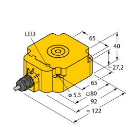 Індуктивний датчик BI50-Q80-Y1X, Turck Індуктивний датчик BI50-Q80-Y1X, Turck
