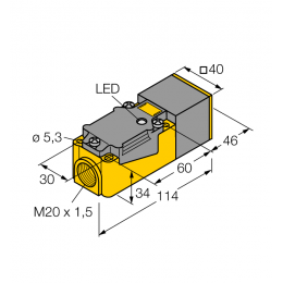 Індуктивний датчик NI20-CP40-Y1X, Turck Індуктивний датчик NI20-CP40-Y1X, Turck