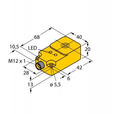 Індуктивний датчик BI15-Q20-Y1X-H1141, Turck Індуктивний датчик BI15-Q20-Y1X-H1141, Turck