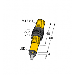 Індуктивний датчик BI2-S12-AZ31X/S100, Turck