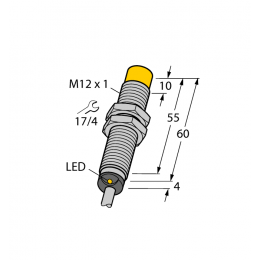 Індуктивний датчик NI4-M12-AZ31X, Turck Індуктивний датчик NI4-M12-AZ31X, Turck