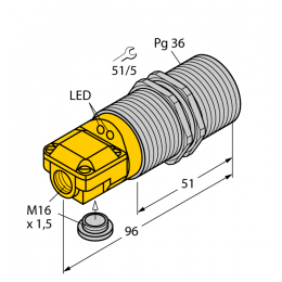 Індуктивний датчик BI25-G47SR-FZ3X2, Turck
