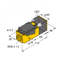 Індуктивний датчик BI15-CP40-FZ3X2/S100, Turck