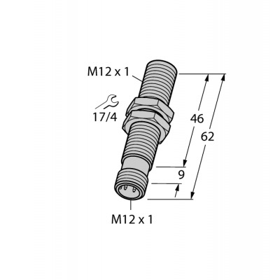 Індуктивний датчик BI2-M12-LIU-H1141, Turck Індуктивний датчик BI2-M12-LIU-H1141, Turck