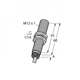 Індуктивний датчик BI2-M12-LIU, Turck