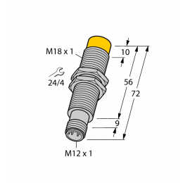 Індуктивний датчик NI10-M18E-LIU-H1141, Turck