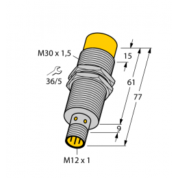 Індуктивний датчик NI15-M30E-LIU-H1141, Turck Індуктивний датчик NI15-M30E-LIU-H1141, Turck