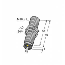 Індуктивний датчик BI5-M18-LIU, Turck Індуктивний датчик BI5-M18-LIU, Turck