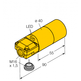 Індуктивний датчик NI30-K40SR-VP4X2, Turck Індуктивний датчик NI30-K40SR-VP4X2, Turck