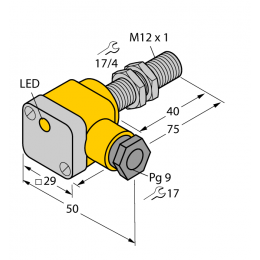 Індуктивний датчик BI3U-EG12SK-VP4X, Turck Індуктивний датчик BI3U-EG12SK-VP4X, Turck