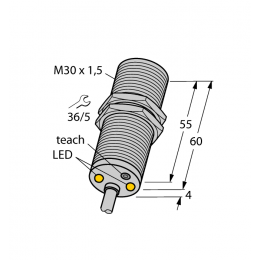 Індуктивний датчик DTBI10U-M30-AP4X2, Turck