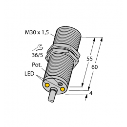 Індуктивний датчик DBI10U-M30-AP4X2, Turck