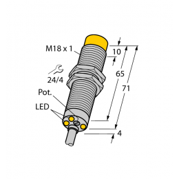 Індуктивний датчик DNI12U-M18E-AP4X3, Turck