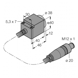 Індуктивний датчик NI25-CQ40/S1102 10M, Turck