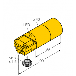 Індуктивний датчик NI20-K40SR-AP6X, Turck Індуктивний датчик NI20-K40SR-AP6X, Turck