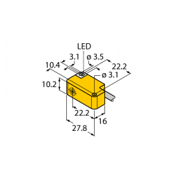 Індуктивний датчик BI2-Q10S-VP6X, Turck