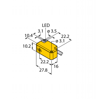 Індуктивний датчик BI2-Q10S-AP6X, Turck Індуктивний датчик BI2-Q10S-AP6X, Turck
