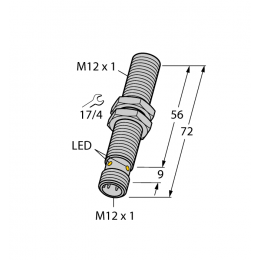 Індуктивний датчик BI3U-M12EE-AP6X-H1141, Turck