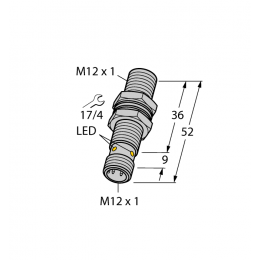 Індуктивний датчик BI3U-MT12H-AN6X-H1141, Turck
