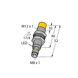 Індуктивний датчик NI10U-M12-AN6X-V1131, Turck
