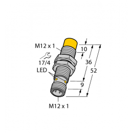 Індуктивний датчик NI10U-EM12-AP6X-H1141, Turck