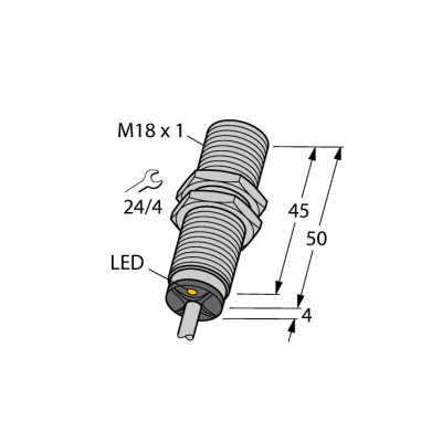 Індуктивний датчик BI5U-M18-AP6X, Turck