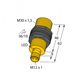 Індуктивний датчик BI10U-S30-AN6X-H1141, Turck Індуктивний датчик BI10U-S30-AN6X-H1141, Turck