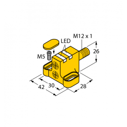 Індуктивний датчик NI4-DSC26-2AP6X2-H1141, Turck