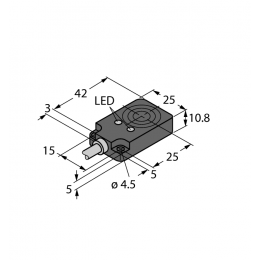 Індуктивний датчик BI8U-Q10-AP6X2, Turck