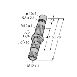 Індуктивний датчик BID1.5-G120-AP6-H1141, Turck