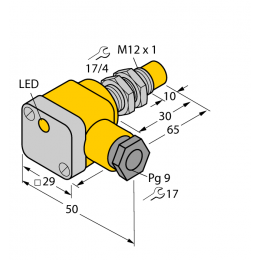 Індуктивний датчик NI5-G12SK-Y1X, Turck