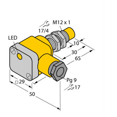 Індуктивний датчик NI5-G12SK-Y1X, Turck Індуктивний датчик NI5-G12SK-Y1X, Turck