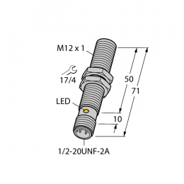 Індуктивний датчик BI2U-G12-ADZ32X-B3131, Turck