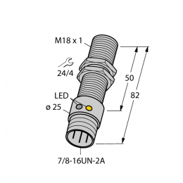 Індуктивний датчик BI5U-G18-ADZ30X2-B1331, Turck Індуктивний датчик BI5U-G18-ADZ30X2-B1331, Turck