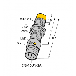 Індуктивний датчик NI12U-G18-ADZ30X2-B1331, Turck Індуктивний датчик NI12U-G18-ADZ30X2-B1331, Turck
