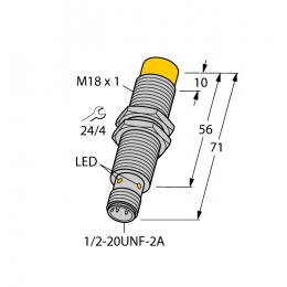 Індуктивний датчик NI12U-G18-ADZ30X2-B3331, Turck Індуктивний датчик NI12U-G18-ADZ30X2-B3331, Turck