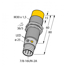 Індуктивний датчик NI20U-G30-ADZ30X2-B1131, Turck Індуктивний датчик NI20U-G30-ADZ30X2-B1131, Turck