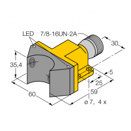Індуктивний датчик NI4-DSU35-2ADZ30X2-B1151, Turck
