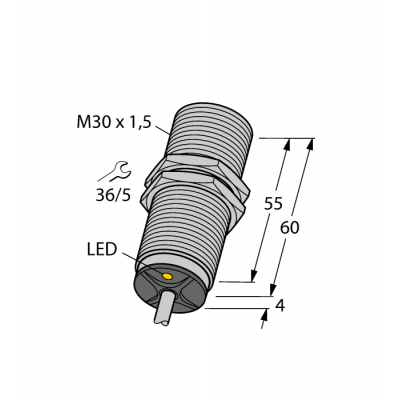 Індуктивний датчик BI12-M30-AD4X, Turck