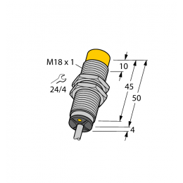 Індуктивний датчик NI14-M18-VN6X 7M, Turck