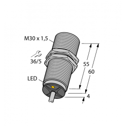Індуктивний датчик BI15-M30-VP6X, Turck