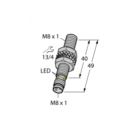 Індуктивний датчик BI1.5U-EG08-AP6X-V1131, Turck