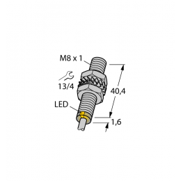 Індуктивний датчик BI2U-EG08-AN6X, Turck