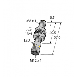 Індуктивний датчик BI3-M08E-VP6X-H1341, Turck