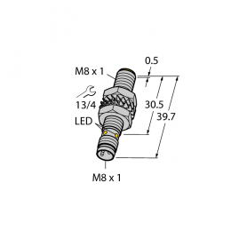 Індуктивний датчик BI3-M08-VN6X-V1141, Turck