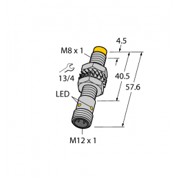 Індуктивний датчик NI3-M08E-AP6X-H1341, Turck